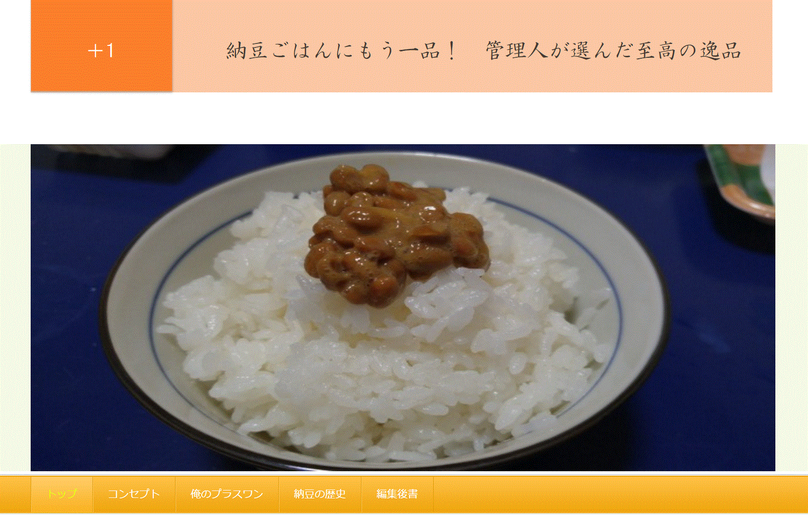 +1’納豆ごはんにもう一品!管理人が選んだ至高の逸品