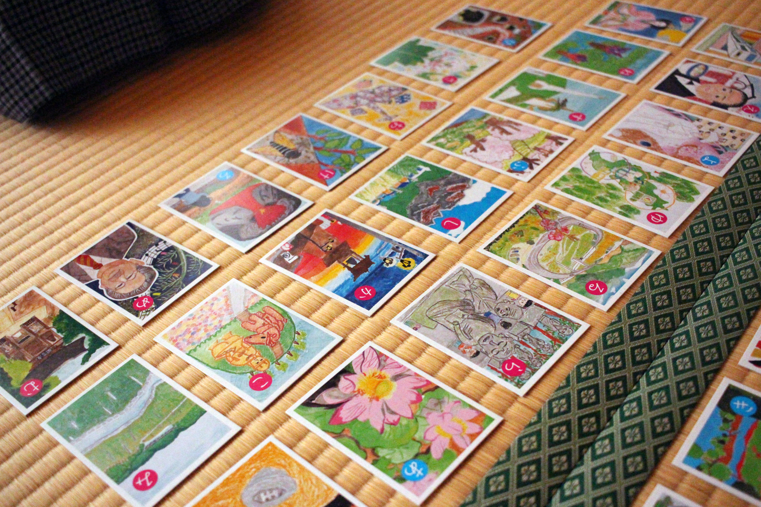 かるた整列絵札