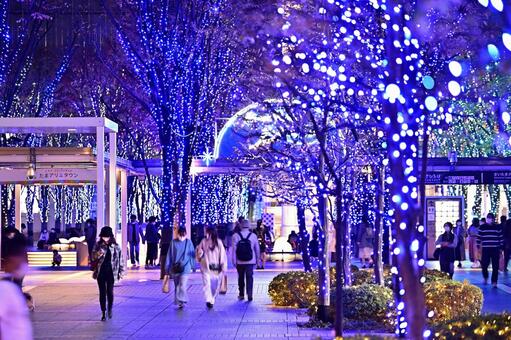 けやきひろばイルミネーション