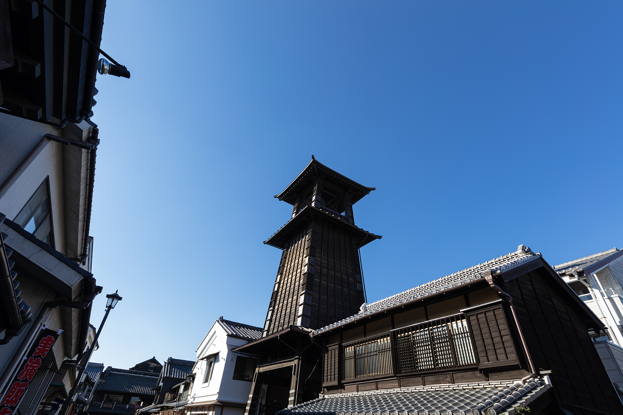 川越の蔵造りの町並みの写真